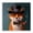 Dapper Fox Portrait, variant on Stupell Industries Boopsie Daisy Bunny Canvas Wall Art, design by Lucia Heffernan