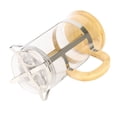 thumbnail image 4 of Cafetera de prensa francesa profesional de vidrio de borosilicato resistente al calor de grado alimenticio para el hogar y el restaurante, 1000 ml, 4 of 9