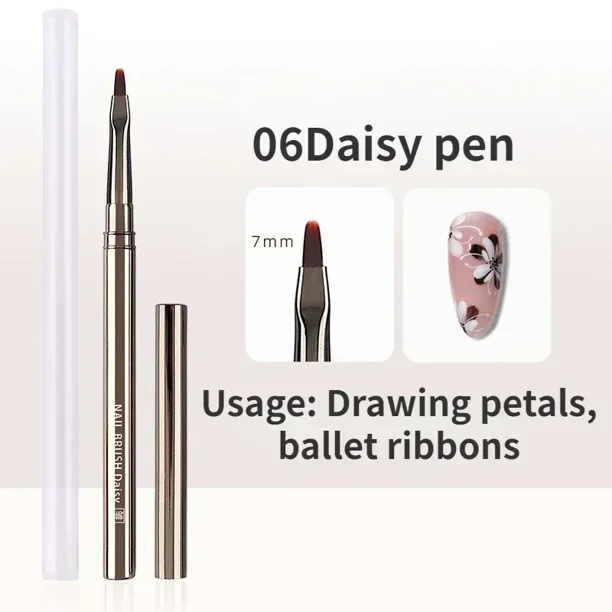 Pluma de fototerapia con pegamento para uñas, pincel de Gel UV, pincel acrílico para pintura artística de uñas, pincel de dibujo, herramienta de pinceles profesionales para manicura