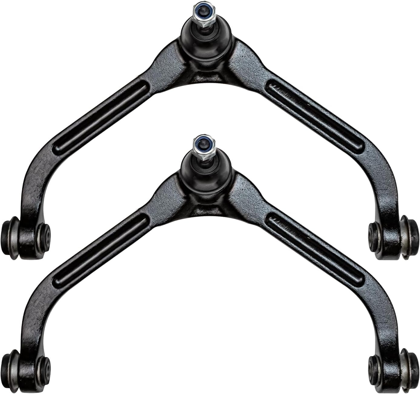 Detroit Axle - 10pc Front Suspension Kit for 2006 2007 Jeep Liberty, 2 Upper Control Arms with Ball Joints Assembly 2 Lower Ball Joints 4 Inner Outer Tie Rods 2 Boots Replacement