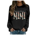 thumbnail image 2 of Happiness Is Being A Mimi Sweatshirts for Women 2025 Long Sleeve Crewneck Grandma Sweatshirt Pullover Tops, 2 of 5