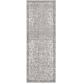 thumbnail image 2 of Rugs.com Oregon Collection Rug – 6 Ft Runner Gray Low-Pile Rug Perfect For Hallways, Entryways, 2 of 9