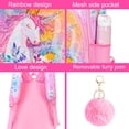 thumbnail image 3 of Set de mochilas WZLVO Unicorn para niñas de 16 pulgadas con lonchera, 3 of 8