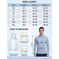 thumbnail image 7 of 3 Pack UPF 50+ Sun Protection Mens Hoodie Long Sleeve SPF Fishing Shirt Swim Rash Guard Athletic Workout Tops, 7 of 7