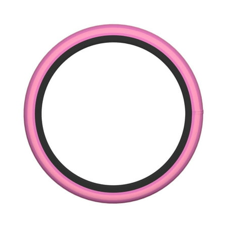 XMXY Car Steering Wheel Cover, Pink Modern Stripes Non-Slip Jeep Truck Universal Elastic Steering Wheel Protector 15 inch