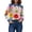 Watermelon Red, variant on QASIEATN Long Sleeve Tops for Women Casual Lapel Denim Stitching Pullover Sweatshirt Spring Fall Fashion Clothing