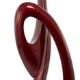 thumbnail image 4 of 8" x 40" Red Polystone Swirl Abstract Sculpture with Black Base, by DecMode, 4 of 7