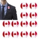 thumbnail image 1 of Broche de doble bandera de 5,8 cm para accesorios de ropa Pin del orgullo canadiense-alemán, 1 of 8