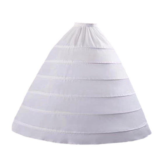 HOMYL Bridal Dress Petticoat Underskirt Lightweight Elastic Waistband Comfortable Half style B
