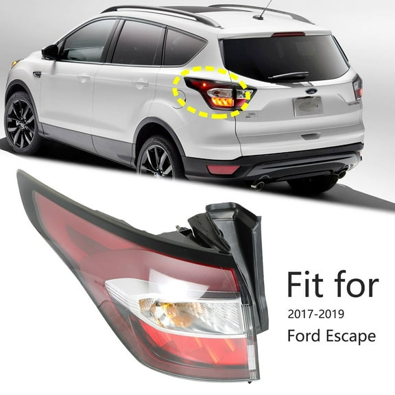 Tail Light Lamp Housing Assembly (Rear Left Driver Side) Fit for Ford Escape 2017-2019