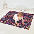 thumbnail image 2 of Pioneer Flower Floral Print Pattern Blanket,Comfortable Soft Lamb Wool Throw Blanket,All Season,Warm Lightweight Blankets for Sofa Bed Couch Living Room Chair,30"x40", 2 of 4