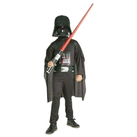 Star Wars Boys Darth Vader Halloween Costume Jumpsuit, Cape & Mask S4-6x