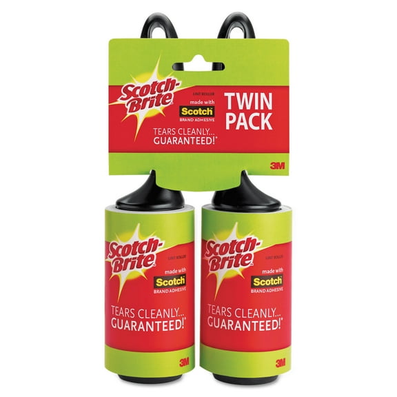 Scotch-Brite Lint Rollers, 56 Sheets, 2 Ct