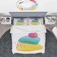 thumbnail image 3 of Designart 'Minimal Spots Balance I' Geometric Duvet Cover Set, 3 of 4