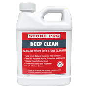 StonePro – Deep Clean Concentrate (1 Quart – 32 Fl Oz) (For Cleaning Polished, Honed, Flamed or Tumbled Marble, Travertine, Grout, Granite, Limestone & All Ceramic, Porcelain or Stone Surfaces)