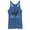 Royal Blue Heather, variant on Women's Fortnite Raven Logo Racerback Tank Top Royal Blue Heather Medium