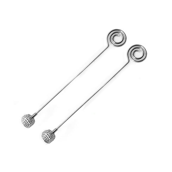 WHAMVOX 1 Pc Stainless Steel Honey Stick Long Handle Honey Spoon Coffee Milk Honey Tea Mixing Stick Stirring Rod