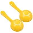 thumbnail image 2 of Cuchara de arroz semicircular 2pcs Pala de Porridge Cuchara de arroz de sushi (amarillo), 2 of 7