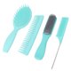 thumbnail image 3 of Juego de peines para el cabello, juego de peines para el cabello de 4 piezas, peine de peluquería, cepillo para el cabello, apariencia llamativa, 3 of 5