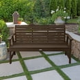 thumbnail image 5 of Highwood Weatherly 5-foot Garden Bench - 2-Person, Eco-friendly, Synthetic Wood, 5 of 8