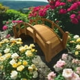 thumbnail image 5 of SamsGazebos Miniature Japanese Wood Garden Bridge, 25-Inch, Tan, Waterproofed, 5 of 9