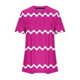 thumbnail image 4 of Fiudx Camisas para Mujer Top de Primavera/Verano de Manga Corta Informal de Moda con Cuello Redondo para Mujer, 4 of 4