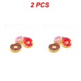 thumbnail image 1 of 1~5PCS Kids Mini Donuts Swim Ring Bath Toy Summer Fun Swimming Pool Accessory Float Ring Toys For Rubber Ducks Doll Inflatable Style G 2pcs, 1 of 6