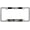 chrome - Style 1, variant on [Officially Licensed Product] - U.S. Army Retired - Domed Custom-Made Personalized Narrow (Thin) Top 4 Hole Metal Car License Plate Frame with Free caps - Black (Quantity: 1 Frame)