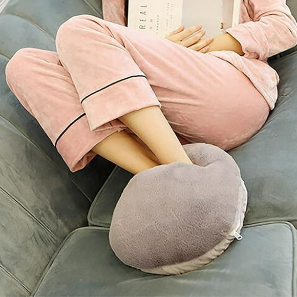 WREESH Foot Heated Warmer Slippers Portable Feet Warmers With Electric Heating Pad Clearance
