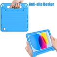 thumbnail image 4 of AVAWO Kids Case for New iPad (A16) 11th Generation 11 Inch 2025 & iPad 10th Generation 10.9" 2022 with Built-in Screen Protector Durable Shockproof Lightweight Handle Cover, Blue, 4 of 10
