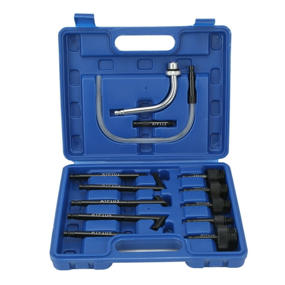 Transmission Gearbox Oil Fluid Set,13 Pcs ATF Gearbox ATF Gearbox Filling Adapter Transmission Fluid Fill Adapter Kit Modern Innovation