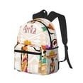 thumbnail image 2 of Daiia Black African Woman School Backpack for Men Women, Unisex Large Waterproof Bookbag Schoolbag Casual Daypack for High School/College/Teens/Travel/Work Black, 2 of 8