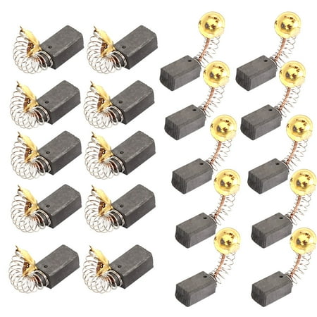 

10 Pairs Electric Drill Motor Rotary Power Tool Carbon Brush 12.5mm x 7mm x 6mm