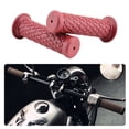 thumbnail image 4 of Poignée de Guidon de Moto en Caoutchouc Antidérapante, Remplacement de Poignée Imperméable, Rouge Vin, 4 of 7