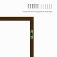 thumbnail image 3 of Floating Shelves- Cube Wall Shelf Set with Hidden Brackets, 3 Sizes to Display Decor, Books, Photos, More- Hardware Included by Lavish Home (Black), 3 of 5