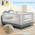 thumbnail image 5 of Spaco Vertical Lifting Bed Rail for Toddlers with Double Lock-59 inch, Bed Rail for Queen, King, Twin, and Bunk Size Beds, 5 of 8