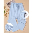 thumbnail image 4 of COOFANDY Men's Cotton Linen Pants Elastic Waist Drawstring Summer Beach Trousers Casual Yoga Pant, 4 of 6
