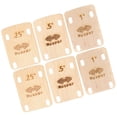 thumbnail image 2 of Wood Guitar Neck Shims for Quick Repairs Beige Color Safe Durable Material 6pcs Accessories, 2 of 9