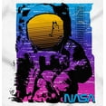 thumbnail image 2 of Vaporwave NASA Space Astronaut Long Sleeve TShirt Men Women Brisco Brands X, 2 of 6
