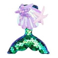 thumbnail image 5 of Mosey Girl Hair Clip Shine Sequins Mermaid Tail Hairpin with Cute Seashell Hair Accessories Girl Hairpin Mermaid Theme Metal Styling Clip Jewelry, 5 of 8