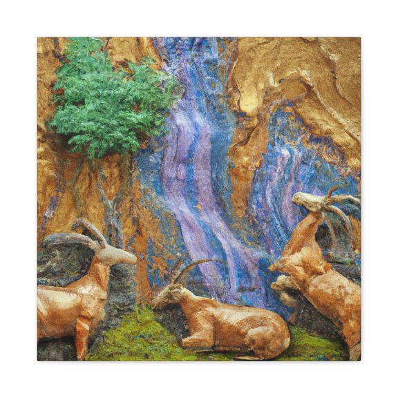 Chamois in Rococo Style - Canvas