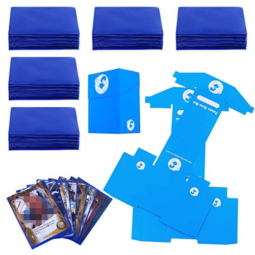 Pack of 80 Boxed BCW BLUE Matte Deck Guards MTG CCG Gaming Card Sleeves Pokemon 