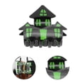 thumbnail image 3 of Ofertas Únicas 1 Pc Clips para el Cabello Estilo Castillo de Halloween para Mujeres 2.76" de Largo Negro, Verde, 3 of 3