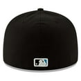 thumbnail image 4 of Men's New Era Miami Marlins Black On-Field Authentic Collection 59FIFTY Fitted Hat, 4 of 5