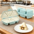 thumbnail image 3 of Ihvewuo 6 in 1 Onigiri Mold Triangle Onigiri Mold Once Quickly Make 6pcs Sushi Multifunctional Rice Ball Maker for Making and Storing Sushi, 3 of 14