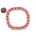 thumbnail image 2 of The Bead Chest Wood Stretch Bracelet, Orange - Stackable Beaded Jewelry, Unisex for Men & Women, 2 of 3