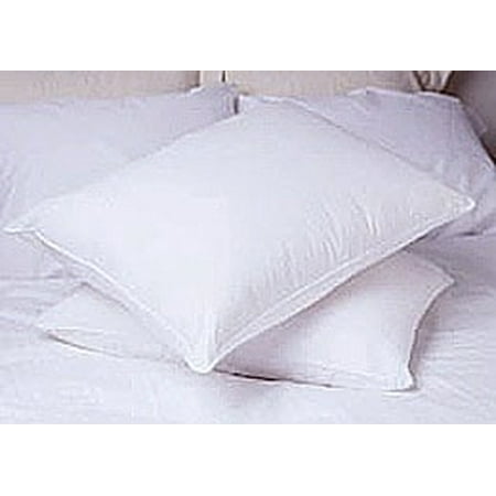 PACIFIC COAST FEATHER COMPANY Deluxe Cotton Medium-soft Support Natural Feather Pillows (Set of 2) White