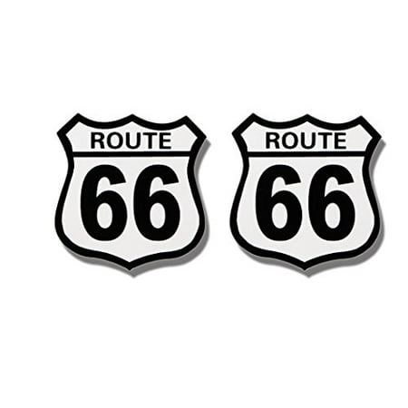 Hot Leathers, 2 x ROUTE 66, Sticker DECAL - 3