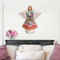 thumbnail image 3 of Designocracy 8155412H 24 x 18 in. Flower Heart Angel of Love Holiday Wooden Door Wall Decor, 3 of 5
