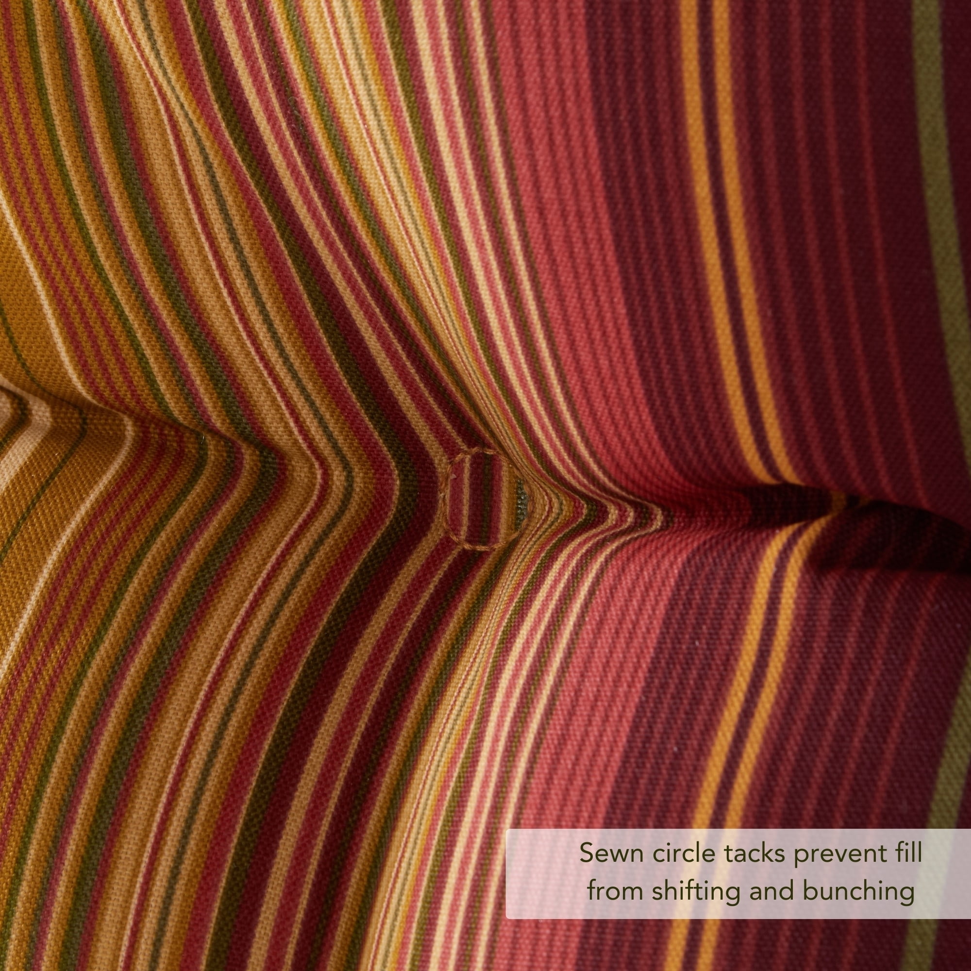 Greendale Home Fashions Kinnabari Stripe Outdoor Dining Chair Cushion (2-Pack)